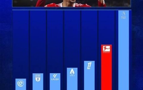 英超今夏引援转会费去向：联赛内部11.9亿，德甲6.53亿，法甲4亿