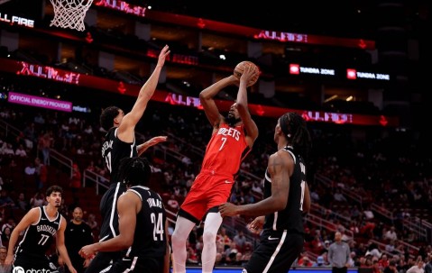 杜兰特19+6申京21+6 火箭大胜篮网取首胜