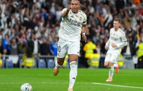 姆巴佩8连斩领跑射手榜仍仰望C罗，皇马4-0复仇，6连胜宣战利物浦