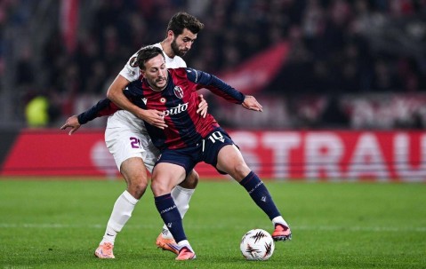 0-0，意甲第5遭逼平，无缘欧联2连胜，里科吉安尼斯染红酿苦果