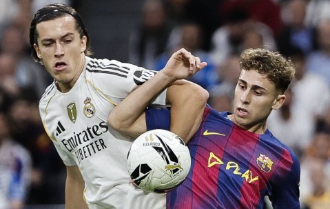 （外代二线）足球——西甲联赛：皇马胜巴萨