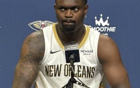 锡安出席发布会瘦身明显 管理层已对他严格要求